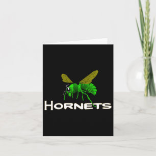 Go Green Hornets Footbyll Bysebyll Bysketbyll Chee Card