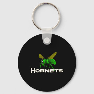 Go Green Hornets Footbyll Bysebyll Bysketbyll Chee Key Ring