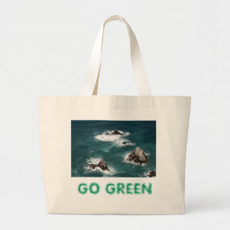 GO GREEN LARGE TOTE BAG