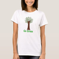 Go Green  - Leafy Tree