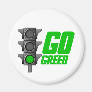 Go Green Light Magnet