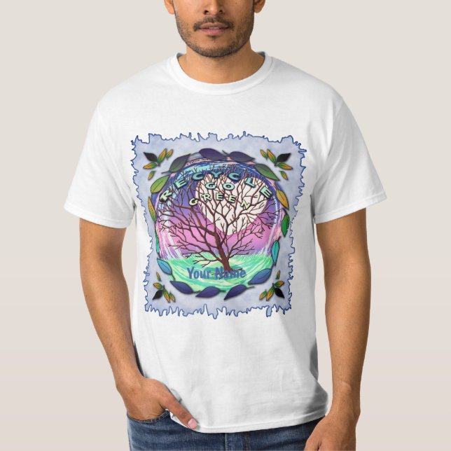 Go Green Recycle  T-Shirt (Front)