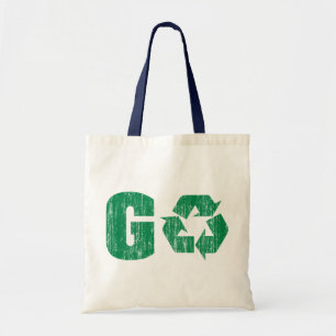 Go Green Recycle Tote Bag