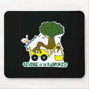 Go Green Reduce Reuse Recycle Rain Forest T Shirt Mouse Pad