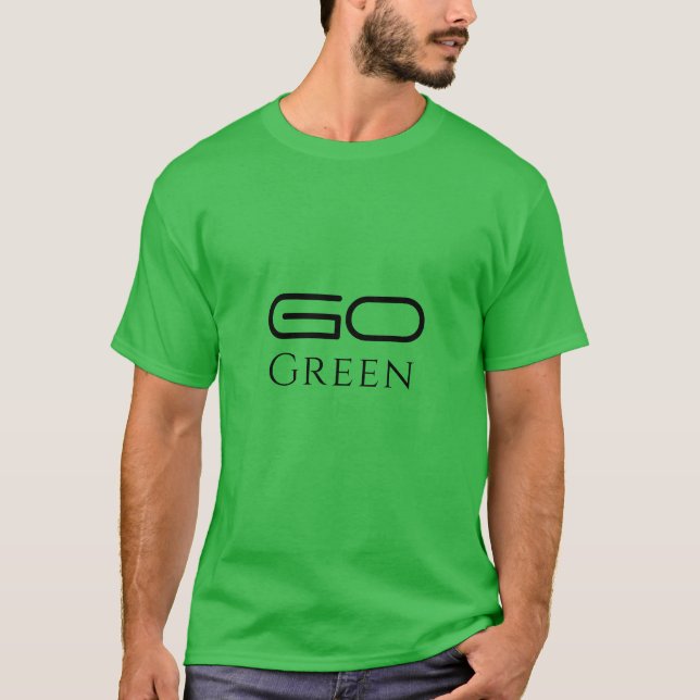 go green t shirt (Front)