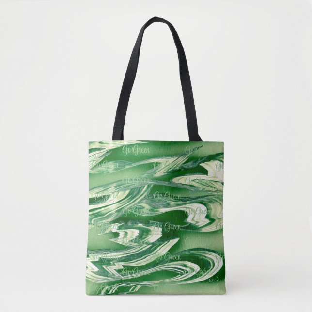 Go Green Tote Bag (Front)