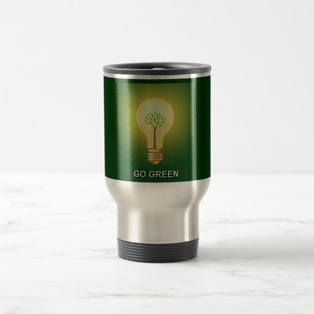 GO GREEN TRAVEL MUG (Center)