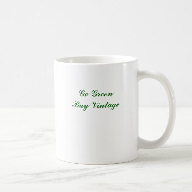 Go GreenBuy Vintage Coffee Mug (Right)