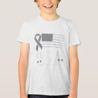 Go Grey In May Brain Cancer Awareness Month Warrio Tri-Blend Shirt