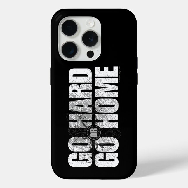Go Hard or Go Home iPhone 5 case (Back)