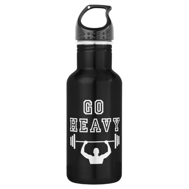 Go heavy 532 ml water bottle (Front)