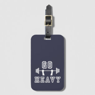Go heavy luggage tag