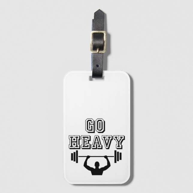 Go heavy luggage tag (Front Vertical)
