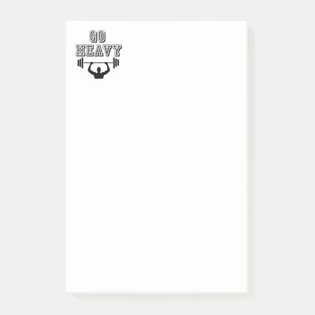 Go heavy post-it notes (Front)