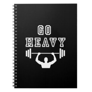 Go heavy spiral notebook