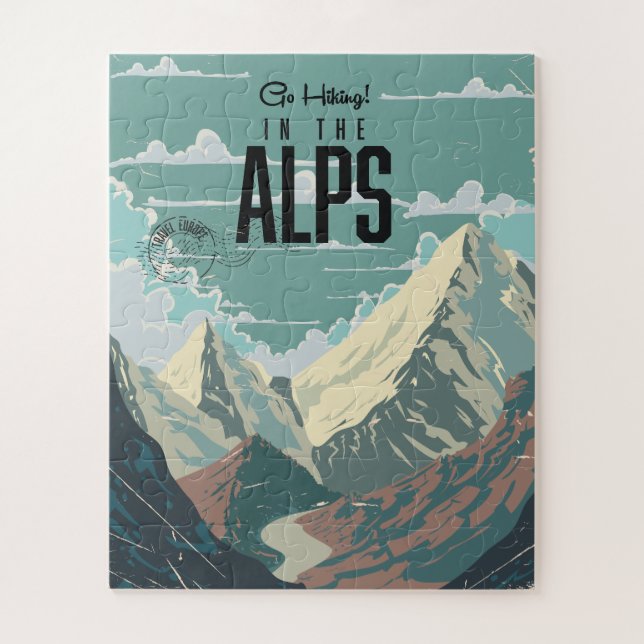 Go Hiking in the Alps Jigsaw Puzzle (Vertical)
