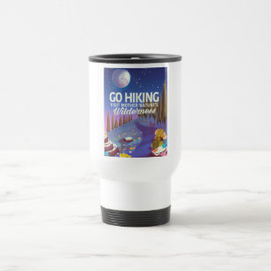Go Hiking! (Night Edition) Travel Mug