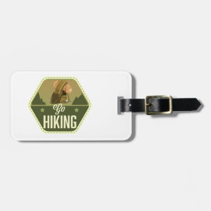 Go hiking Patch Luggage Tag