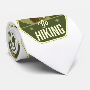 Go hiking Patch Tie