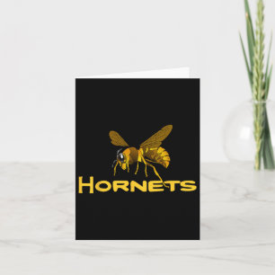 Go Hornets Footbyll Bysebyll Bysketbyll Cheer Danc Card