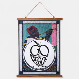 GO in PEACE  Wall Topper Hanging Tapestry