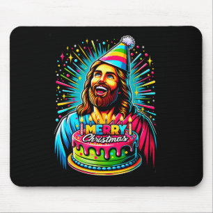 Go Jesus Its Your Birthday Funny Jesus Christmas X Mouse Pad