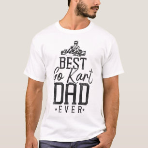 Go Kart Best Go Kart Dad Ever Dad Vintage T-Shirt