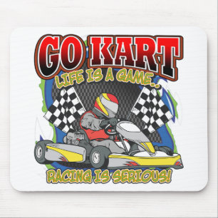 Go Kart Life Mouse Pad