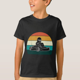Go kart racer_ cool vintage karting_motor racer T-Shirt