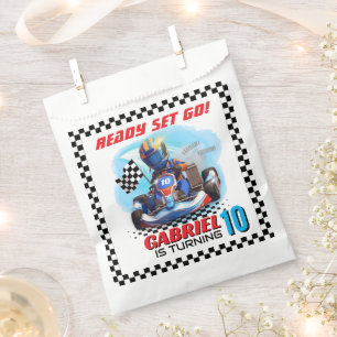 Go Kart Racing Birthday - Racing cars Favour Bags