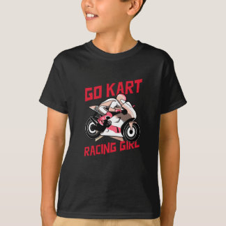 Go Kart Racing Girl T-Shirt
