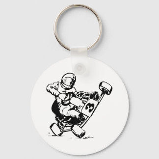 Go Kart Racing Key Ring