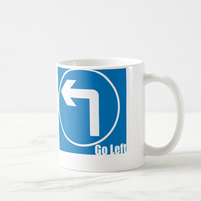 go left coffee mug (Right)