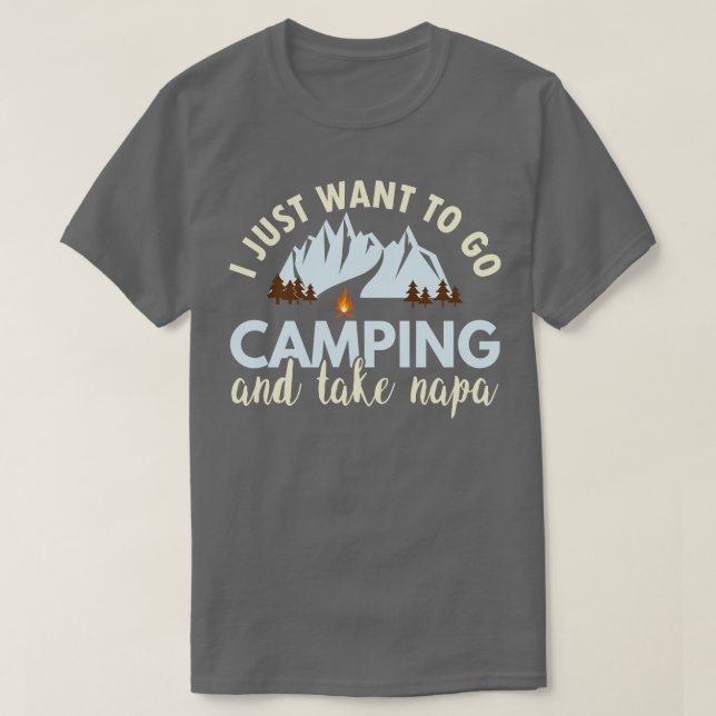 Go Mountain Camping T-Shirt (Design Front)