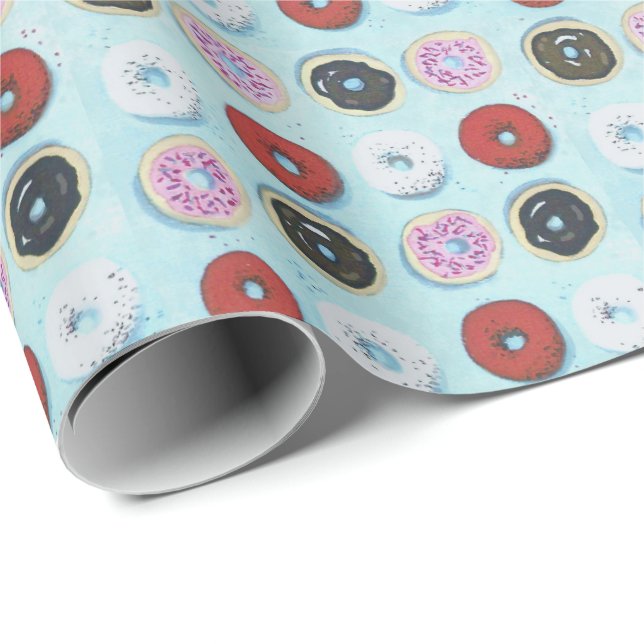 Go nuts for Doughnuts Wrapping Paper (Roll Corner)