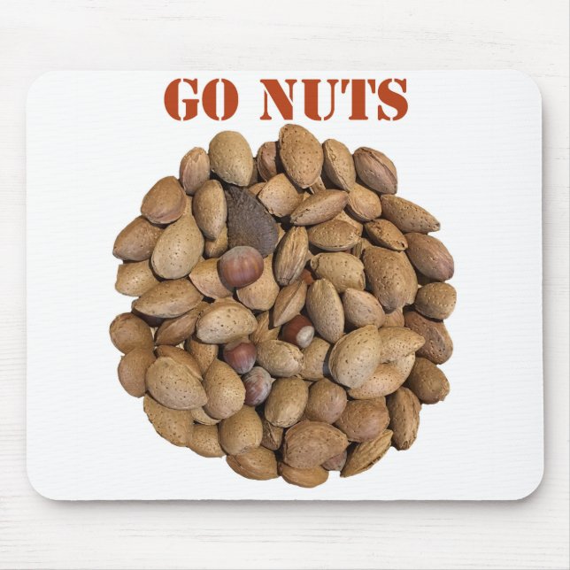 Go Nuts Mouse Pad (Front)