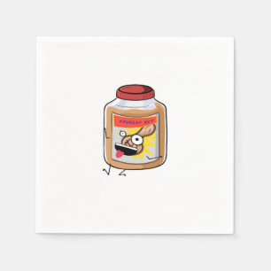 Go Nuts, peanut butter themed Napkin