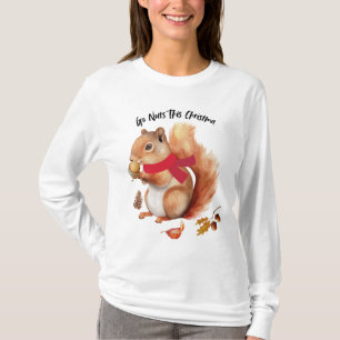 Go Nuts This Christmas Ladies T-Shirt