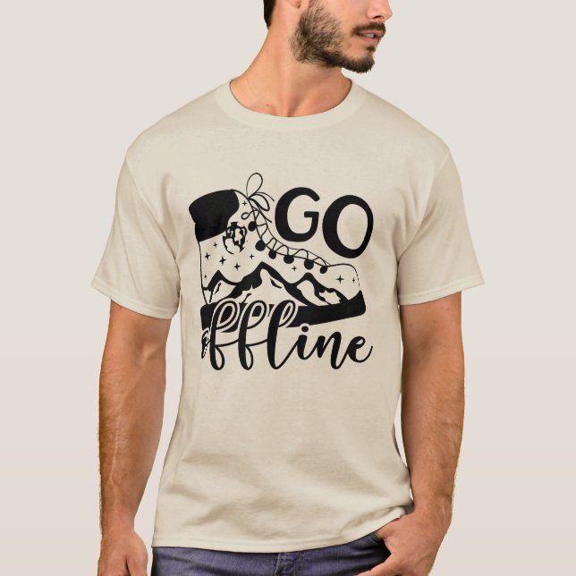 Go Off Line T-Shirt (Front)