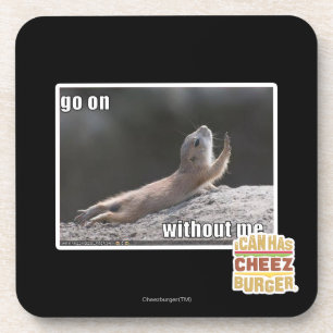Go on withouth me coaster