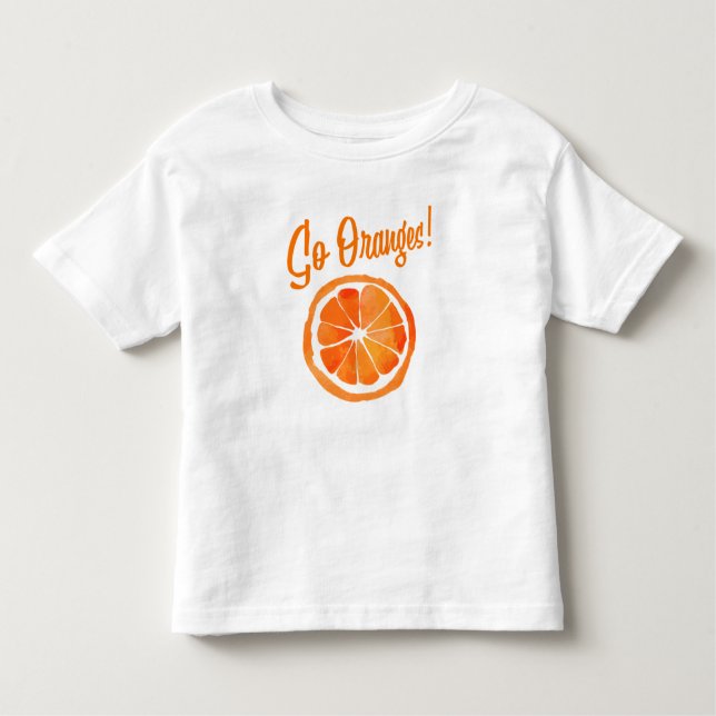Go Oranges! Toddler T-Shirt (Front)