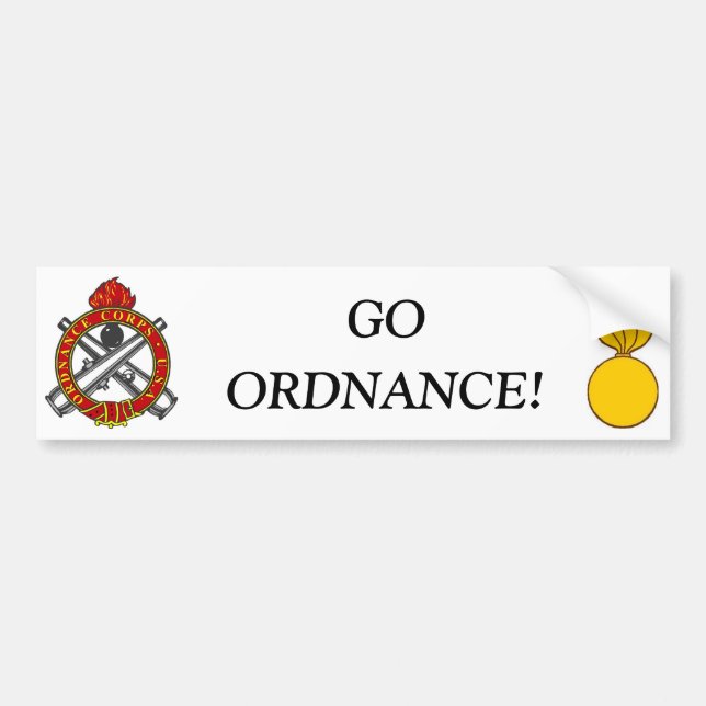 Go Ordnance Bumper Sticker (Front)