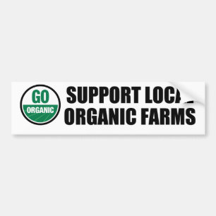 Go Organic Bumper Sticker