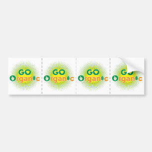 Go Organic Bumper Sticker