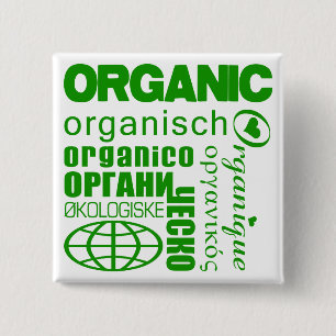 Go Organic! Multilingual Button