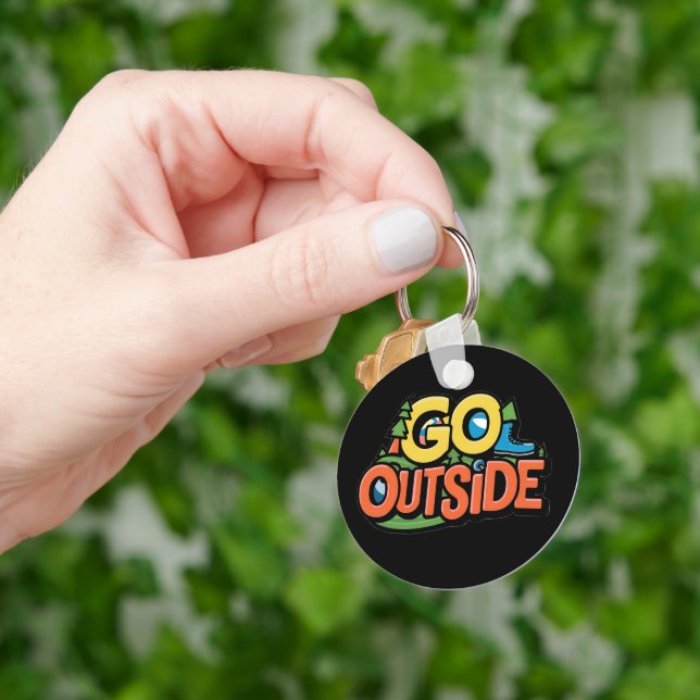 Go Outside Adventure Key Ring (Hand)