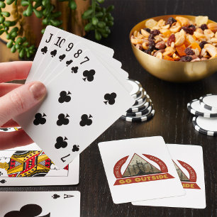 Go Outside Camping Playing Cards