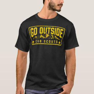 Go Outside Cub Scouts Mountains Scouting T-Shirt