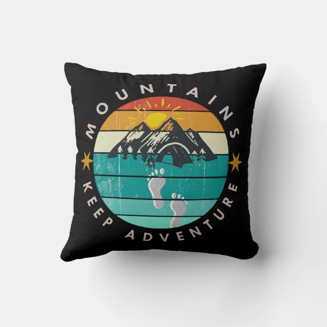 Go Outside Outdoor Keep adventure Cushion (Back)