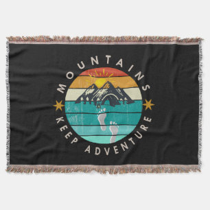 Go Outside Outdoor Keep adventure Throw Blanket